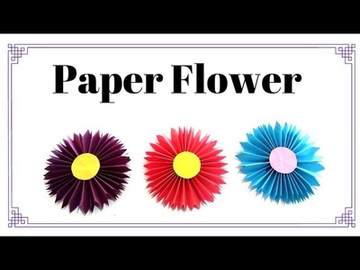 Paper Flower | How to make easy Paper Flower | Easy Origami
