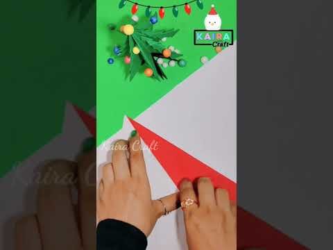 Paper Santa Claus Without Glue And Scissor. diy Santa claus.origami Santa. paper craft #shorts
