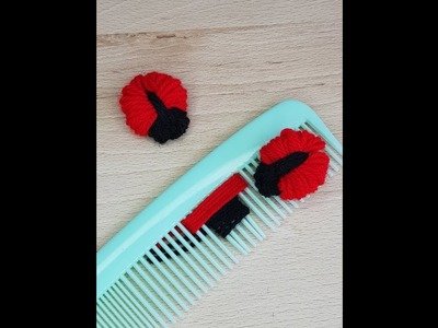 #Shorts Wool Ladybug  with a comb