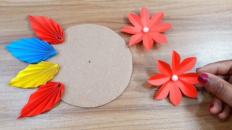 2 SUPERB  WALL HANGING IDEAS USING CARDBOARD AND COLOR PAPER | BEST OUT OF WASTE