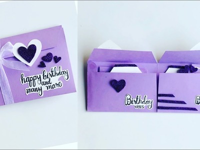 Beautiful Handmade Birthday Card Ideas for Best friend.DIY Birthday Card @Art & Craft By Tulsi