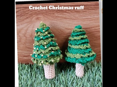 Crochet Christmas tree by DIY Kraftz  @shorts