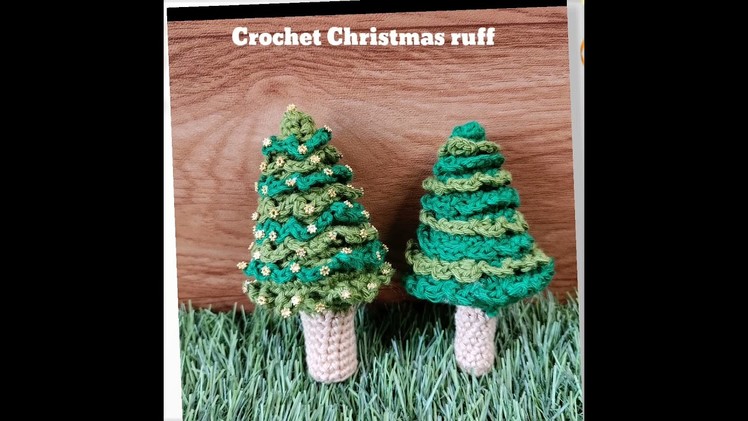Crochet Christmas tree by DIY Kraftz  @shorts