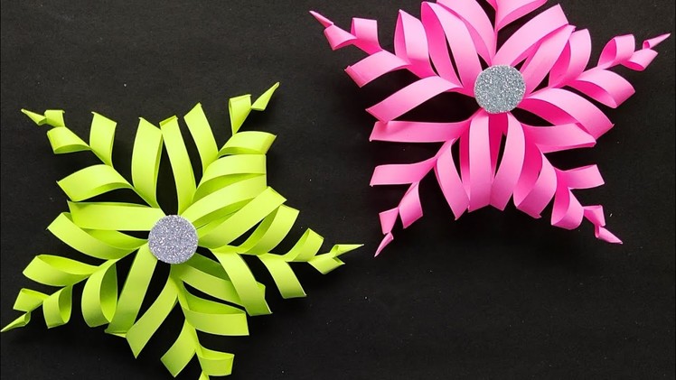 DIY 3D Snowflake  Craft | Christmas Crafts | How To Make Paper Snowflake #shorts #ytshorts #viral