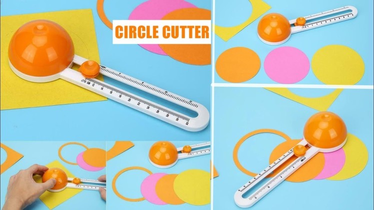DIY Circle paper cutter. Handmade paper cutter. Diy Circle paper cutter with ruler