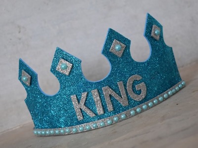 DIY KING Crown making with Paper | How to make King Crown at Home | Tiara Crown | Requested Video