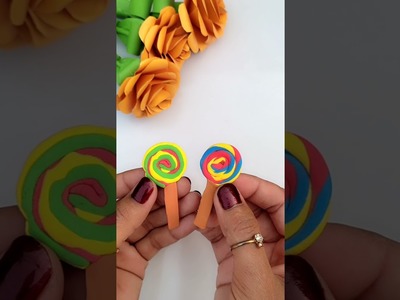 DIY Miniature LolyPop With Clay#shorts #diy #creative #amazing.   Art And Craft Innovation