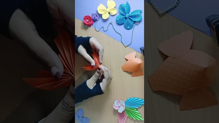 Diy paper craft | diy origami craft idea | paper_fish #craft #diy #shorts #paper_craft #paper_fish