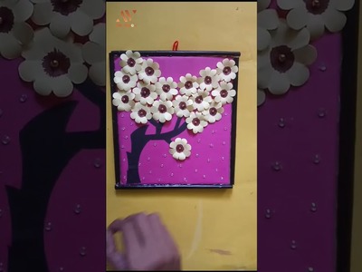 Diy Paper Flowers Tree Making.Paper Crafts ????.#short #shorts #shortsvideo