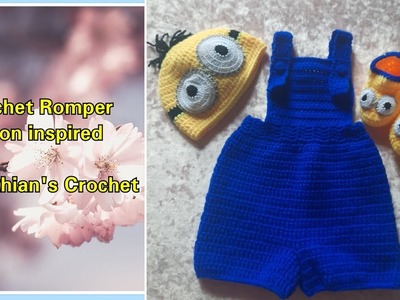 How to Crochet Minion Inspired Romper | Crochet Minion Costume | Rhian's Crochet