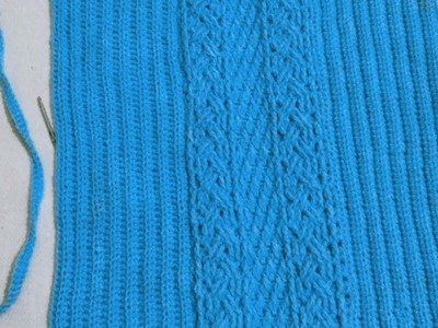 How to make a different crochet Full sweater for 28-30size#02( part 1)