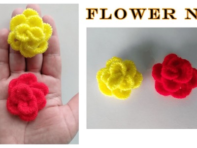 How to make beautiful flower use yarn.Tutorial easy at home Fantastic.DIY?