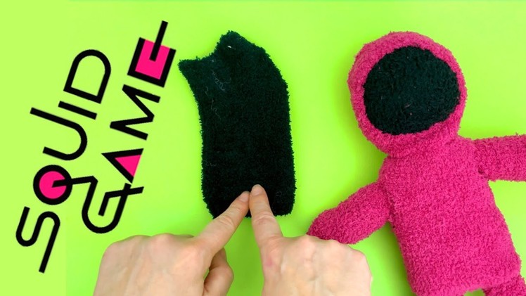 How to make Squid Game plush toy| Sock toy DIY!  Sewing TUTORIAL