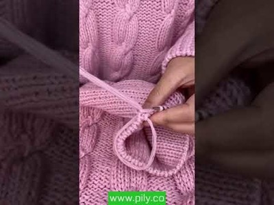 Knitting tutorials - how to knit a cardigan | step by step sweater knitting tutorial #Shorts