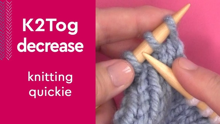 My Easiest Knitting Decrease K2Tog #shorts #k2tog #knittingtutorial