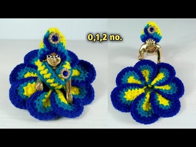 New design crochet dress ???? for laddugopal || How to crochet laddugopal woolen dress ( 0,1,2 no.) ||