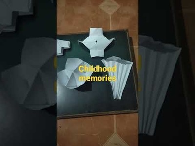 Paper crafts | childhood memories | kid craft ideas