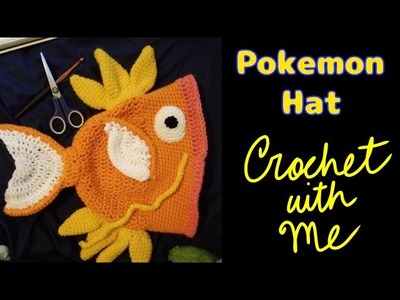 Pokemon Crochet Tutorial: Lucky Magikarp Hat