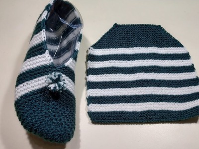 Two Colour Jutti knitting Design For Girls, women || Knitting design 19 # - 168