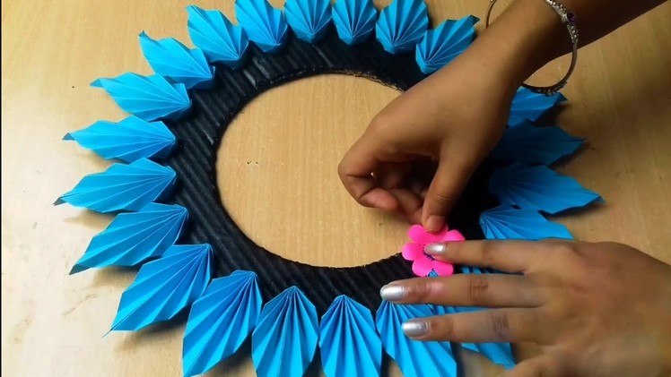 Beautiful Paper Flower Wall Hanging | Home Decor Idea | Wall Decoration | Paper Craft