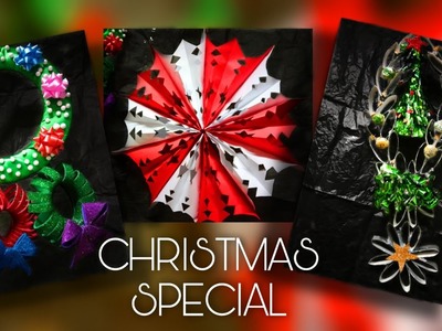 Christmas Special Video Sabitha's Tuto |  3 Ideas For Christmas Craft