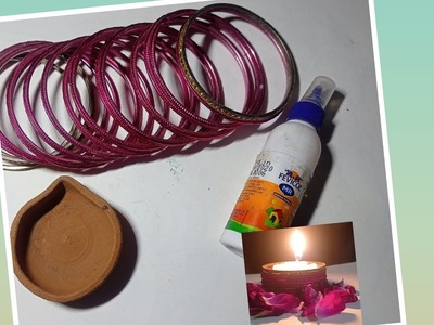 Diwali Decoration idea from old bangles | old bangles crafts for diwali | Easy DIY | Bangles craft