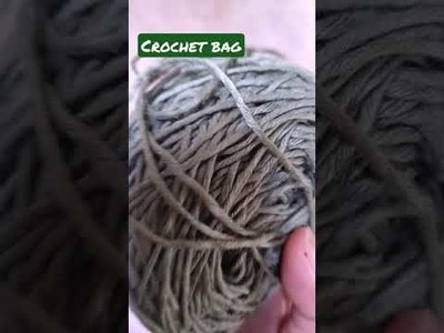 Green crochet bag #crochet #crochetbag #yarn