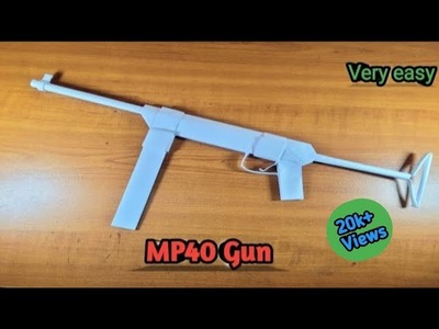 How To Make A Paper MP40 Gun | How To Make A Paper Free Fire Gun ????
