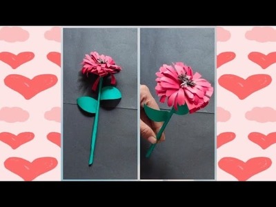 How to make flower with paper#Diy paper craft.