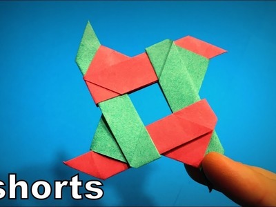 How to Make Paper Ninja Star Shuriken | Origami Ninja Star | Easy Origami ART #shorts