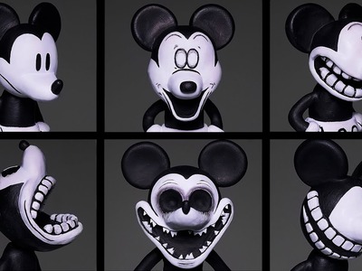 Making Friday Night Funkin' VS Mickey Mouse Mod ★ Cosclay Polymer Clay Tutorial