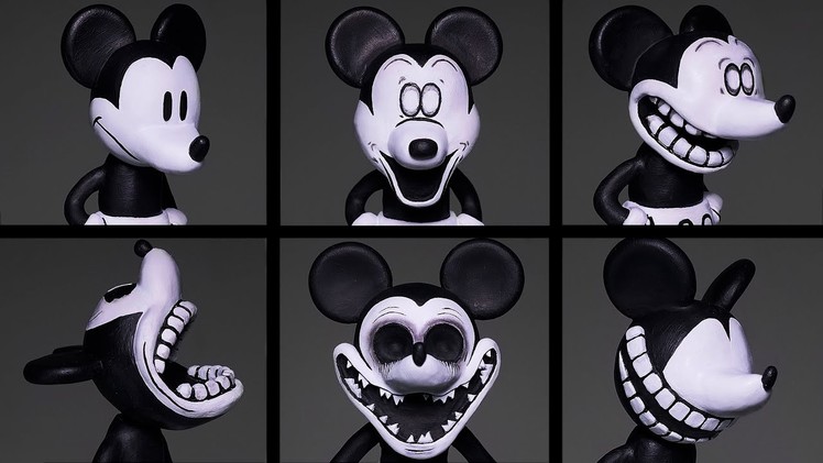 Making Friday Night Funkin' VS Mickey Mouse Mod ★ Cosclay Polymer Clay Tutorial