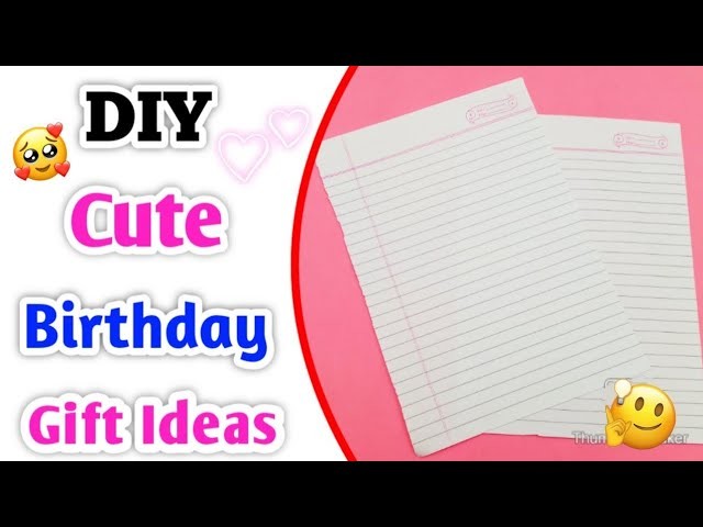 Notebook paper Craft.birthday gift idea.birthday gift box.handmade paper craft.#shorts