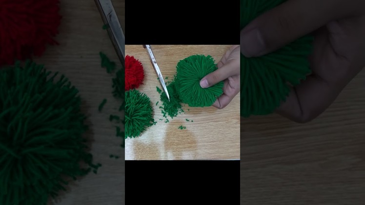 Pom Pom mat | Using my Hands | DIY Home Decor |Door Mat | Super Easy Ideas| Hira Creativity |#shorts