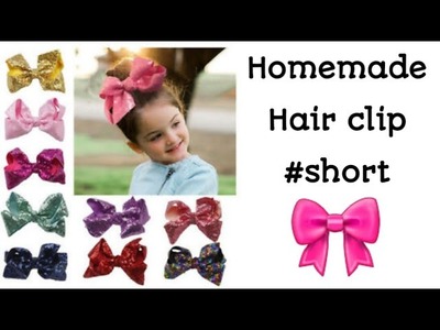 #short Glitter foam sheet craft Homemade hair clip in tamil #shorts