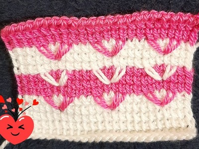 Very easy Tunisian knitting pattern #Shorts