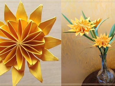Beautiful Flowers Bunch. Origami Flower Bunch. Origami flowers. Flowers  Crafting. Easy Making18