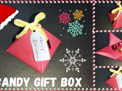 Candy Gift Box Diy | Pyramid Box DIY | Christmas Gift Ideas | Paper Craft | Easy