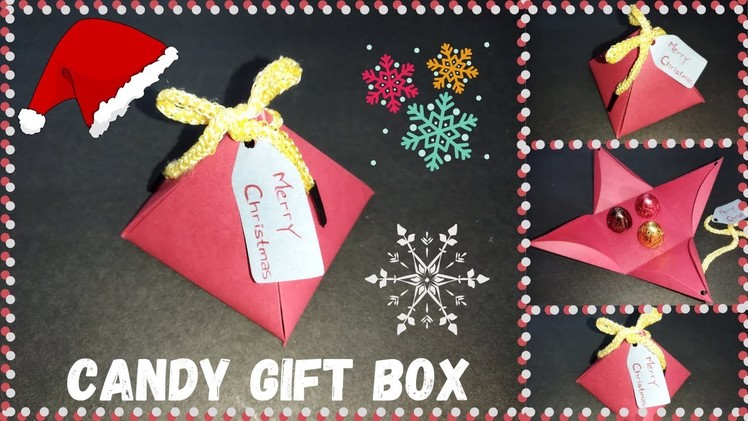 Candy Gift Box Diy | Pyramid Box DIY | Christmas Gift Ideas | Paper Craft | Easy