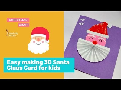 Christmas craft for kids | DIY easy and Simple Santa Clause | #shorts