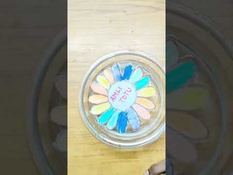 DIY Blooming flower | Paper magic craft for kids | Birthday gift #shorts