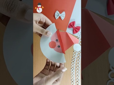 Diy paper craft | cute Christmas craft idea 2021. #craft #diy #shorts #paper_craft #diy_christmas