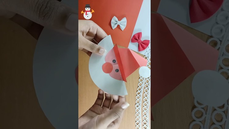 Diy paper craft | cute Christmas craft idea 2021. #craft #diy #shorts #paper_craft #diy_christmas