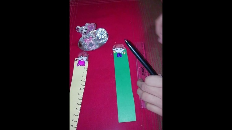 DIY paper ruler handmade paper ruler School hacks easy to make, DIY ruler  short Navya sehrawat