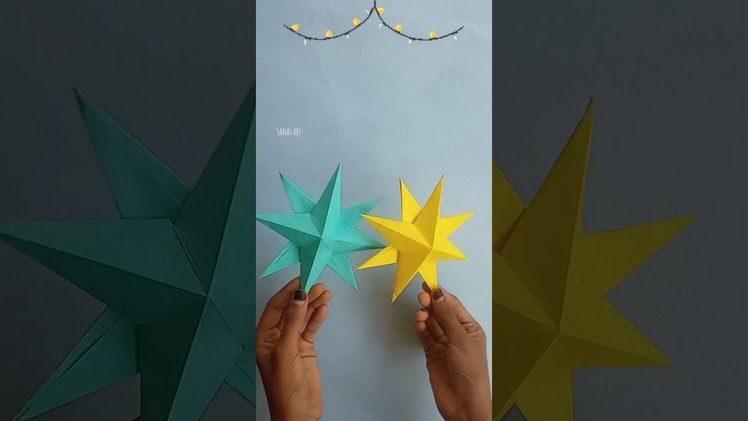 Easy paper star making