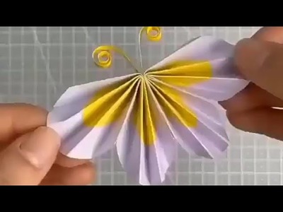 Paper Butterfly Idea Easy DIY craft ideas How to make paper Butterfly