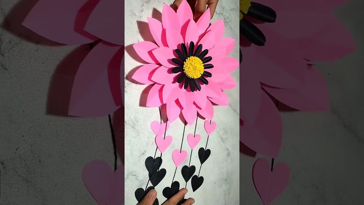 #shorts | Wall hanging craft | Paper flower | #ytshorts #craft #youtubeshorts #papercraft #diy