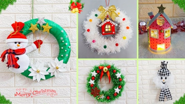 5 Economical Christmas Decoration idea step by step | DIY Low budget Christmas craft idea????227