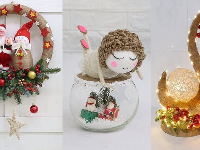 7 Jute craft Christmas decorations ideas 2022 | Christmas decoration