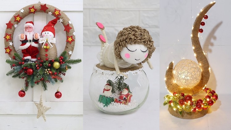 7 Jute craft Christmas decorations ideas 2022 | Christmas decoration